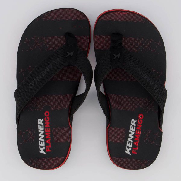 Chinelo Kenner Flamengo NK6 Pro Juvenil