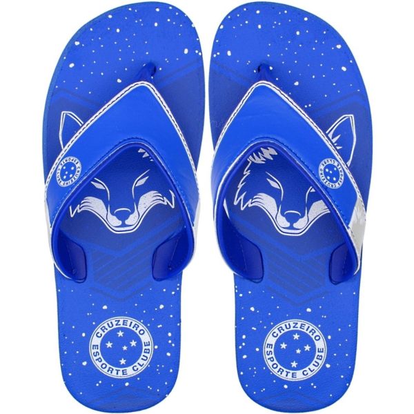 Chinelo de Dedo Danper Cruzeiro Esporte Clube Raposa Cabuloso Masculino Danper Azul