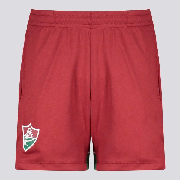 Bermuda Fluminense Palma Infantil Vinho