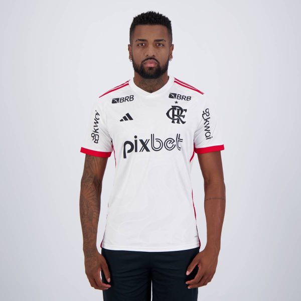 Camisa Adidas Flamengo II 2024 Com Patrocínio