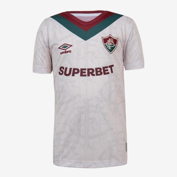 Camisa Juvenil Umbro Fluminense Of.3 2024 Incolor