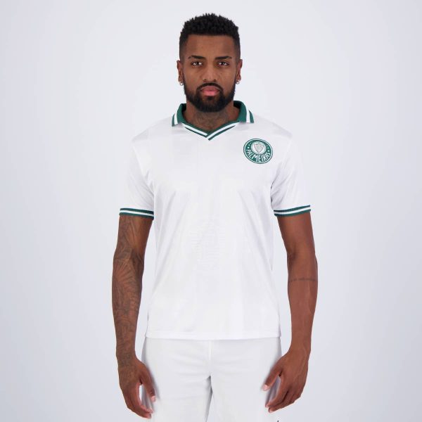 Camisa Palmeiras Retro 1998 Branca e Verde