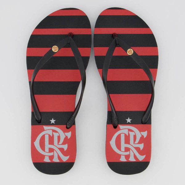 Chinelo Flamengo Manto I 2024 Feminino Preto