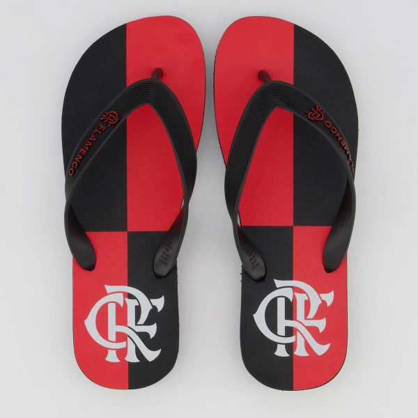 Chinelo Flamengo Manto Papagaio-Vintém Preto