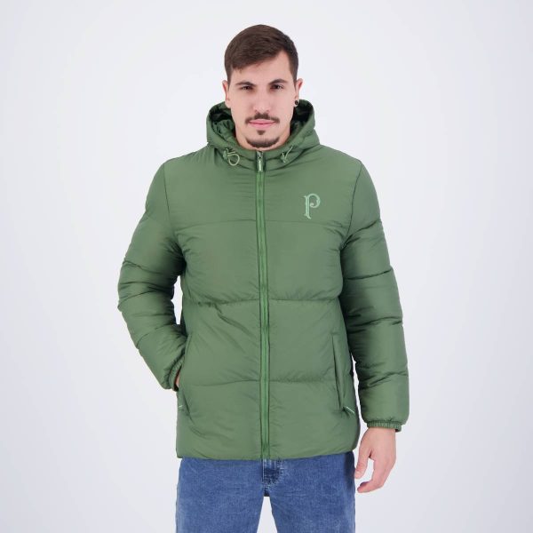 Jaqueta Palmeiras Puffer Verde