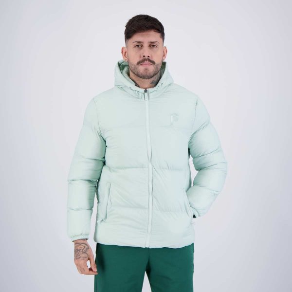 Jaqueta Palmeiras Puffer Verde Claro