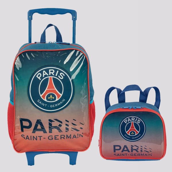 Kit Mochila + Lancheira PSG Azul