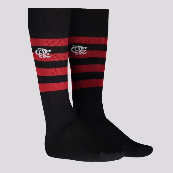 Meião Flamengo CRF Infantil Vermelho e Preto