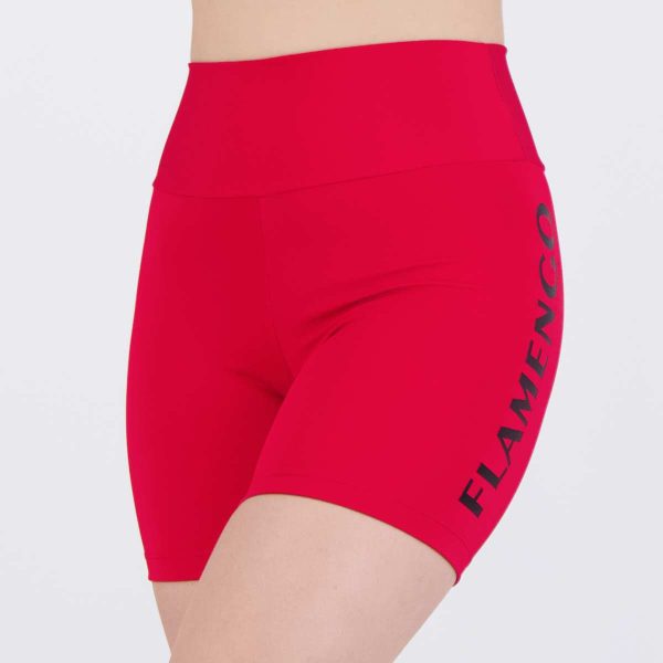 Shorts Flamengo Word Feminino Vermelho