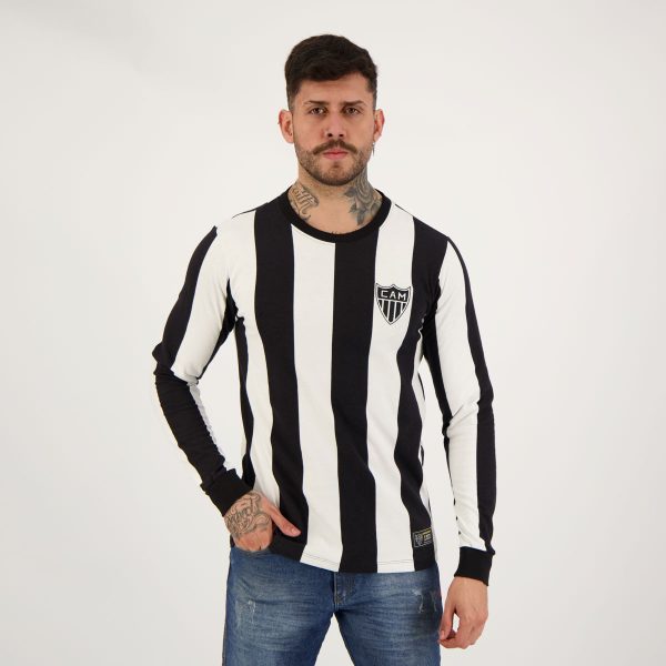 Camisa Atlético Mineiro Retrô 1971 Manga Longa