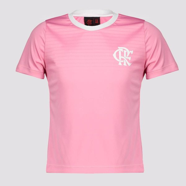 Camisa Flamengo Afeto Infantil Rosa