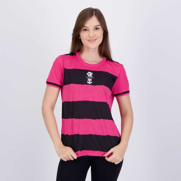 Camisa Flamengo Sun Feminina Outubro Rosa