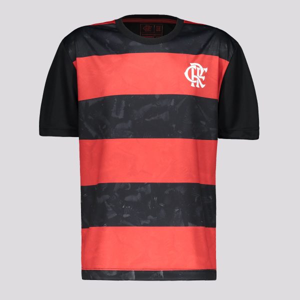 Camisa Flamengo Torcer Infantil Preta