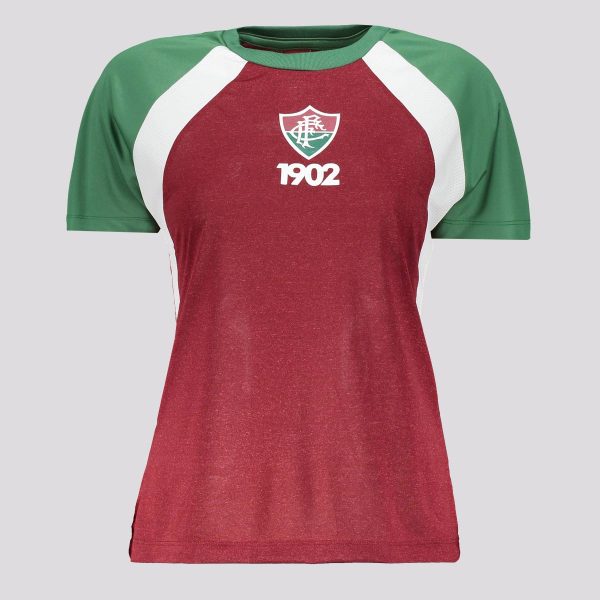 Camisa Fluminense Var Feminina Vinho