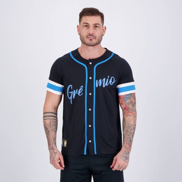 Camisa Grêmio Baseball Preta