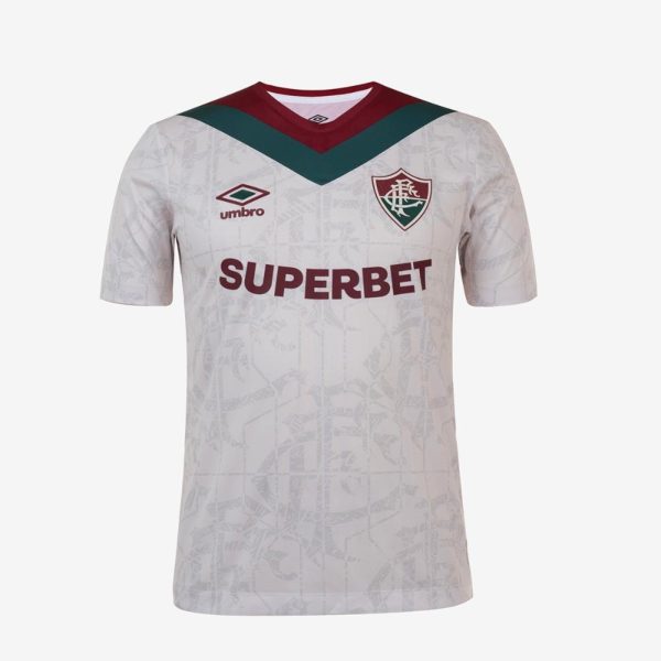 Camisa Masculina Umbro Fluminense Of3 2024 Jogador S/N Incolor