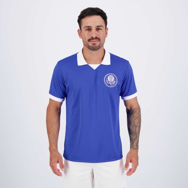 Camisa Palmeiras Goleiro Retro 1989 Azul