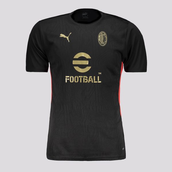 Camisa Puma Milan Treino 2025 Preta