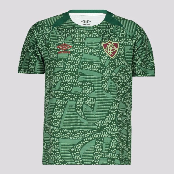 Camisa Umbro Fluminense Aquecimento 2024 Juvenil