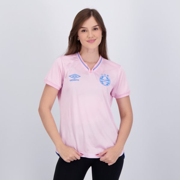 Camisa Umbro Grêmio Outubro Rosa 2024 Feminina