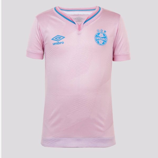 Camisa Umbro Grêmio Outubro Rosa 2024 Infantil