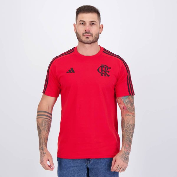 Camiseta Adidas Flamengo DNA Vermelha