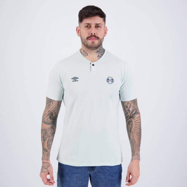 Polo Umbro Grêmio Viagem 2024 Cinza