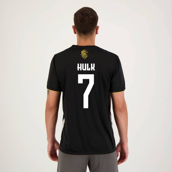 Camisa Atlético Mineiro Hulk 7 Brains Preta e Branca