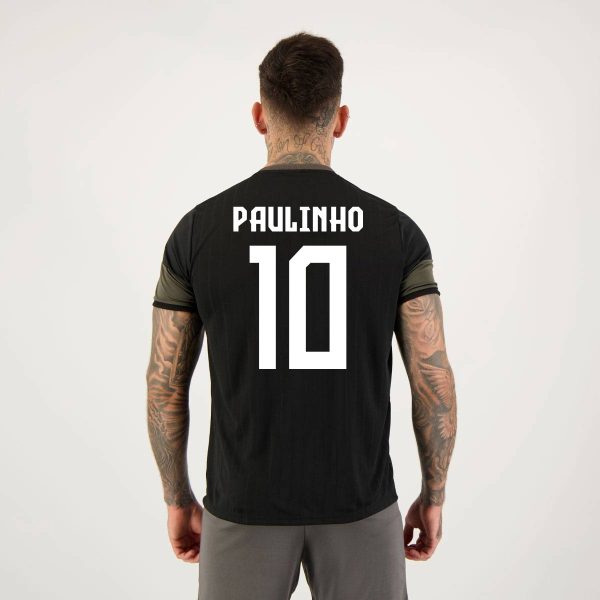 Camisa Atlético Mineiro Paulinho 10 Almaz Preta