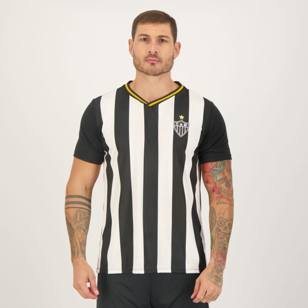 Camisa Atlético Mineiro Schoolers Preta e Branca