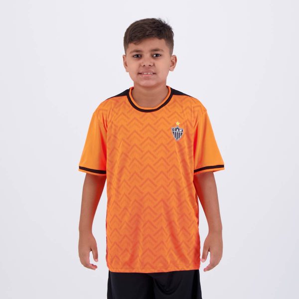 Camisa Atlético Mineiro Vitta Infantil Laranja