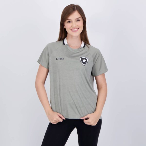 Camisa Botafogo Solitária Feminina Cinza