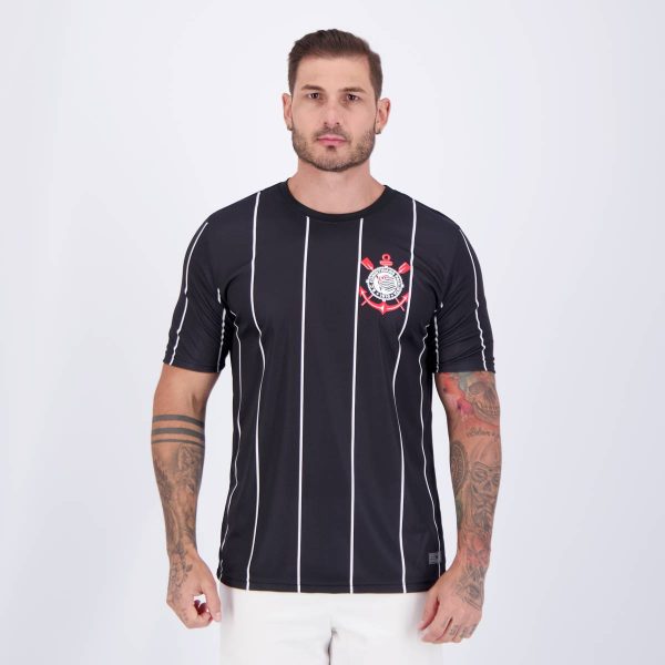 Camisa Corinthians Dry Preta e Branca