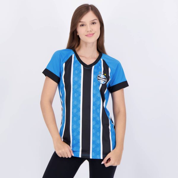 Camisa Grêmio Match Feminina Azul