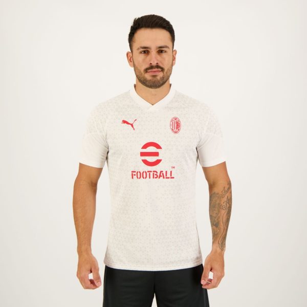 Camisa Puma Milan Treino 2024 Cinza