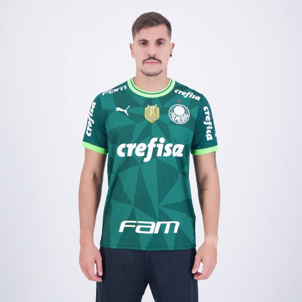 Camisa Puma Palmeiras I 2023 Campeão Brasileiro 2023