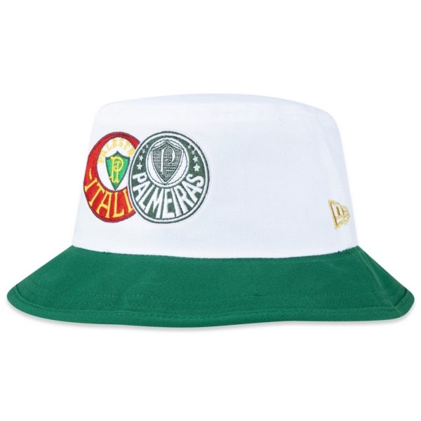 Headwear New Era Chapeu Bucket Palmeiras Verde / Branco