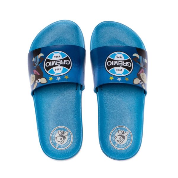 Infantil - Chinelo Slide Grendene Cavalinho do Fantástico Grêmio Azul