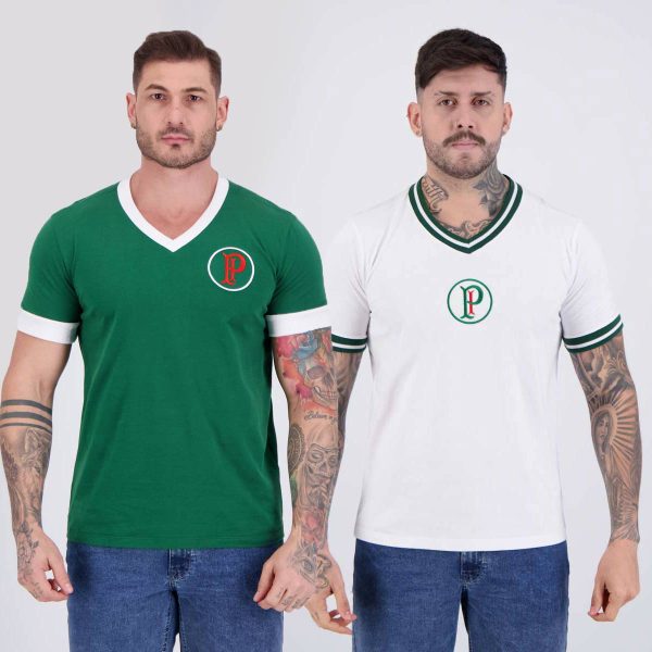 Kit de 2 Camisas Palmeiras Retrô 1937