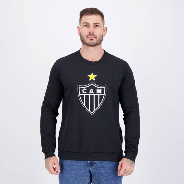 Moletom Atlético Mineiro Basic Preto