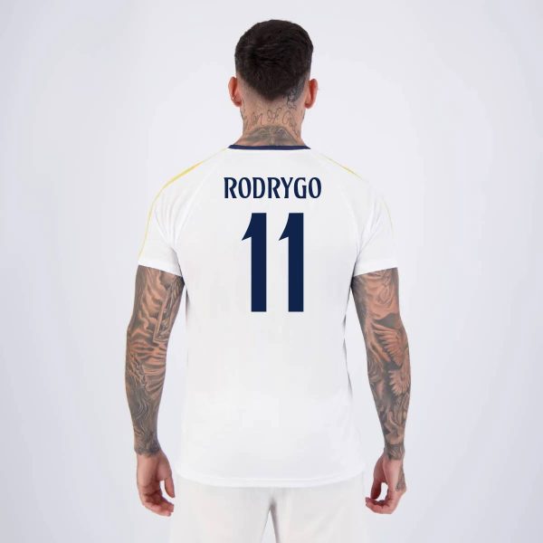 Camisa Real Madrid Rodrygo 11 Branca