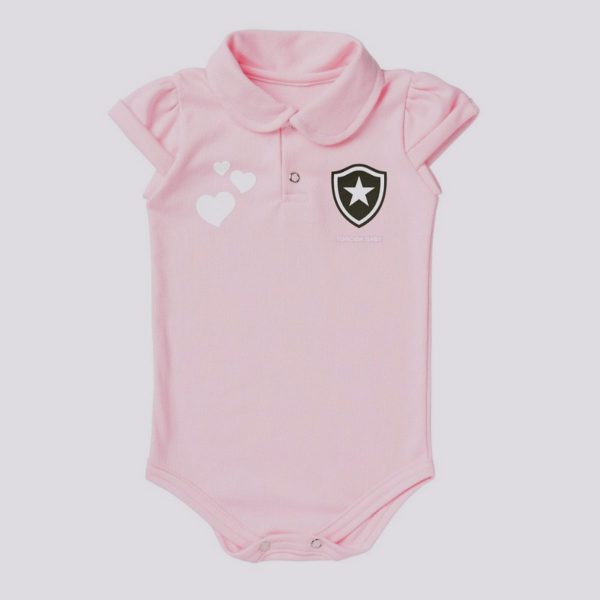 Body Botafogo Torcida Feminino Rosa