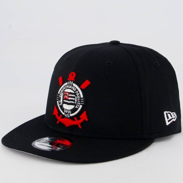 Boné New Era Corinthians 950 Classic Escudo Preto
