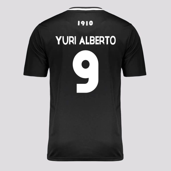 Camisa Corinthians CP Preta 9 Yuri Alberto