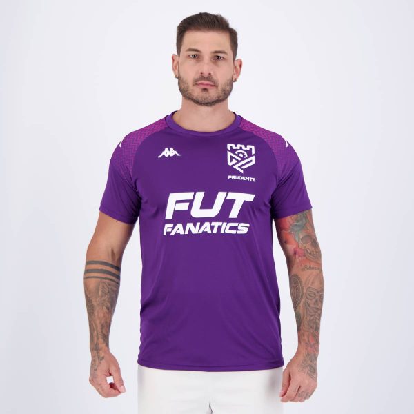 Camisa Kappa Grêmio Prudente Treino 2024 Roxa