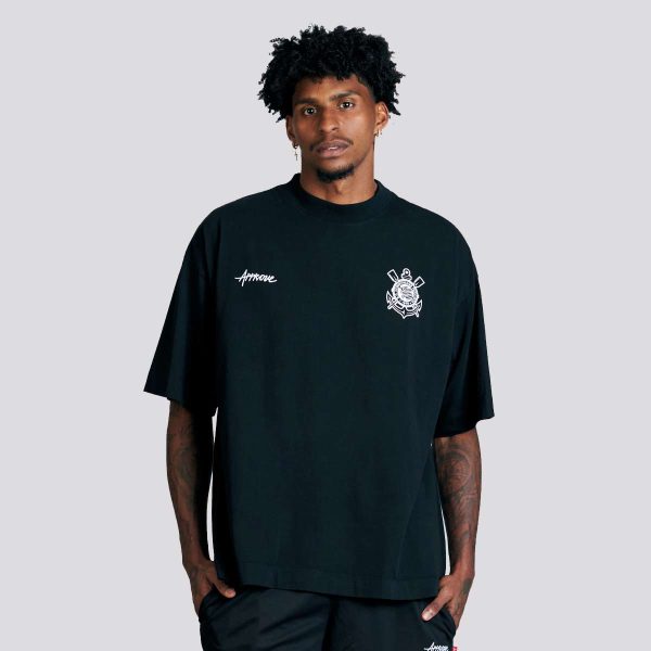 Camiseta Approve Collab Corinthians Democracia Preta