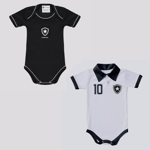 Kit Botafogo Bodys Polo e Preto