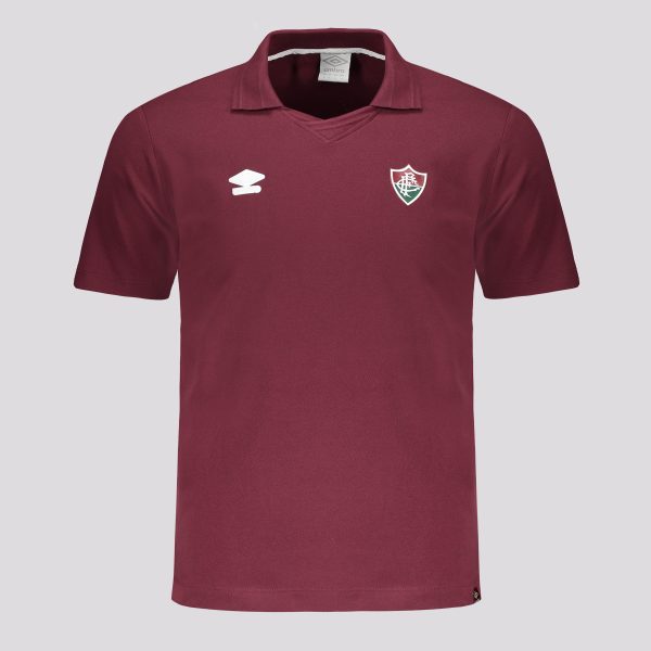 Polo Umbro Fluminense Viagem 2025 Bordô