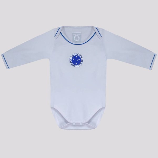 Body Cruzeiro Manga Longa Infantil Branco