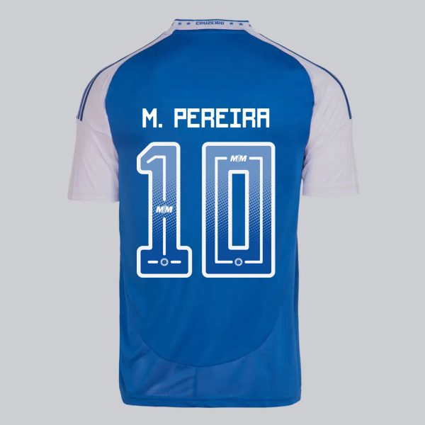 Camisa Adidas Cruzeiro I 2025 10 M. Pereira